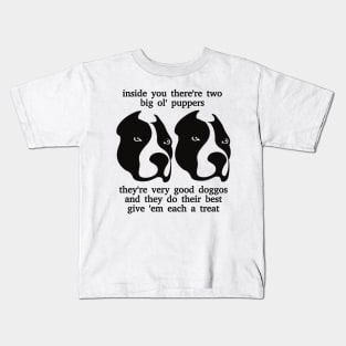 Two Big Ol' Puppers Kids T-Shirt